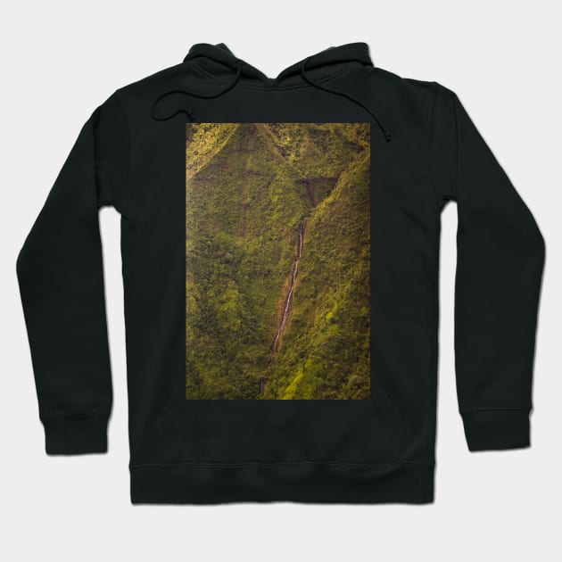 Waterfall In A Mountain Hoodie by KensLensDesigns